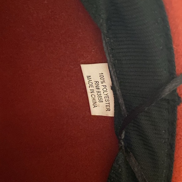 Adjustable fun cowgirl hat - orange/red - Picture 4 of 4